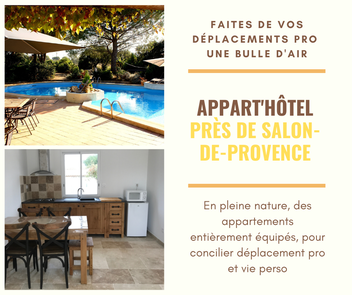 Appart'hôtel Le Devem de Mirapier, près de Miramas, Salon de Provence, Istres, Marignane